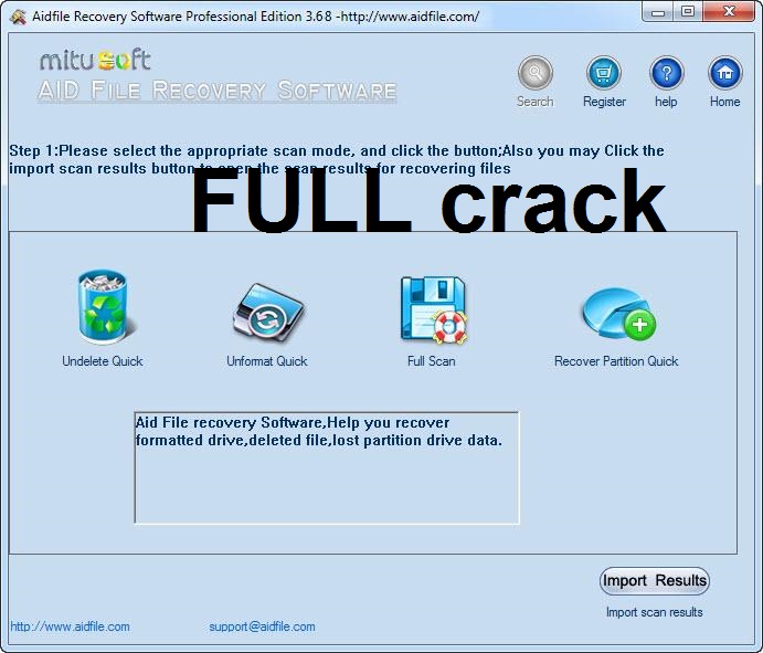 Aidfile Recovery Software Professional 3.6.9.1